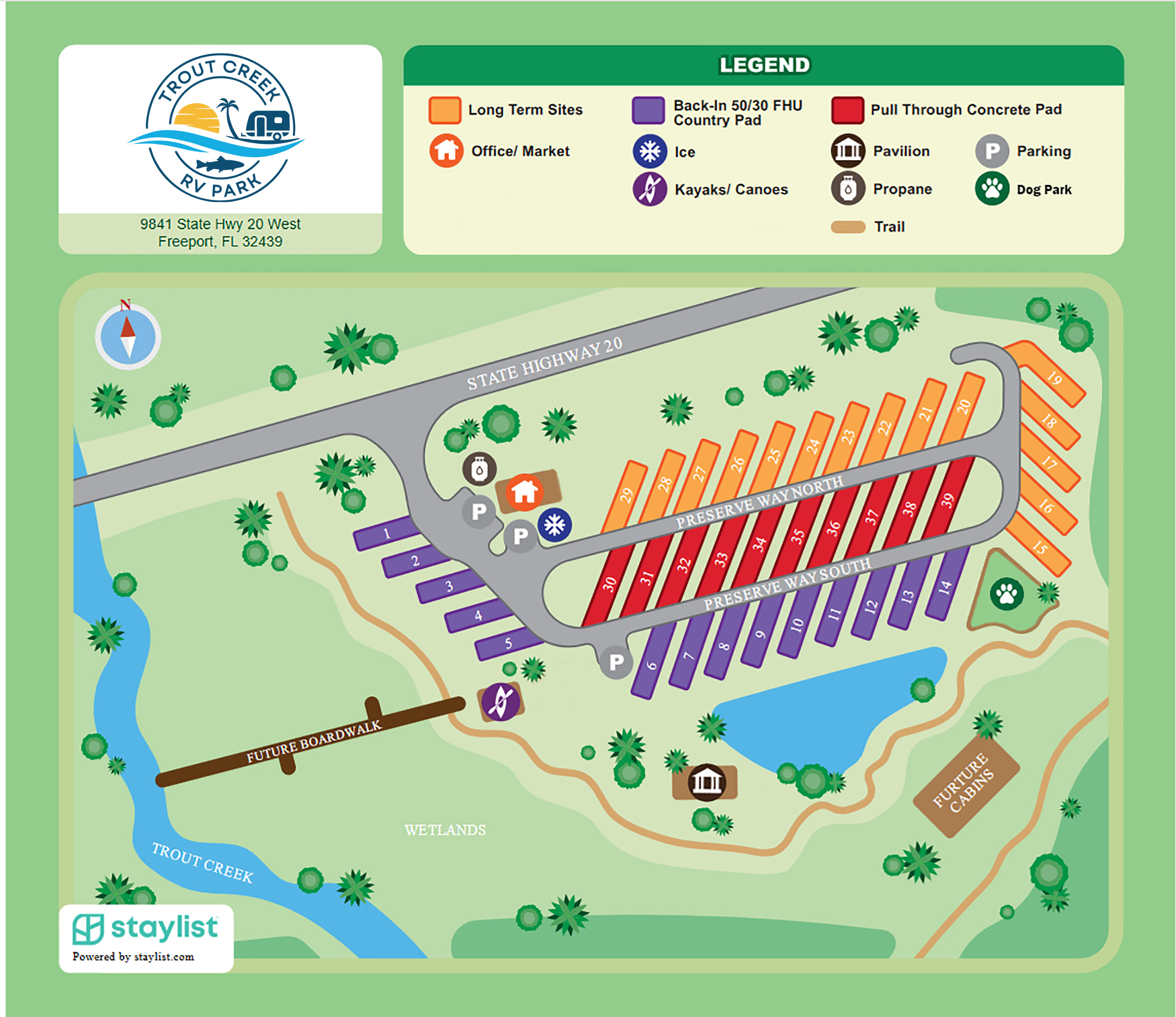 TC Staylist Map