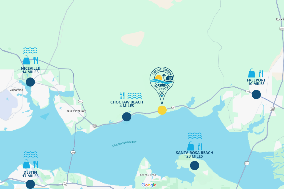Trout Creek RV Park map location