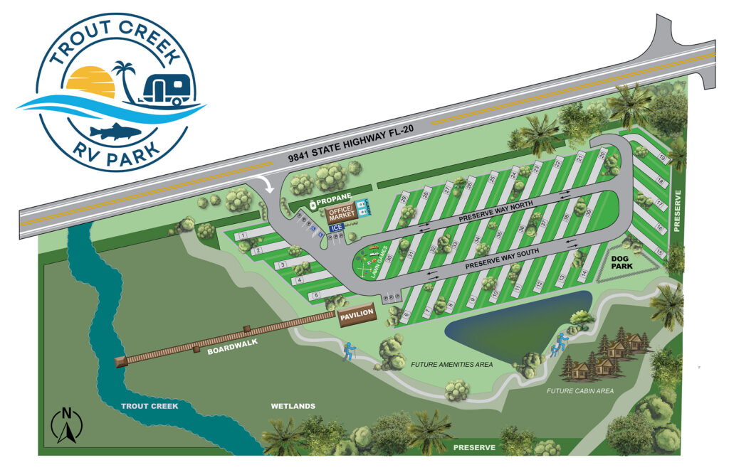 Trout Creek RV Site Map 2026 v5.2