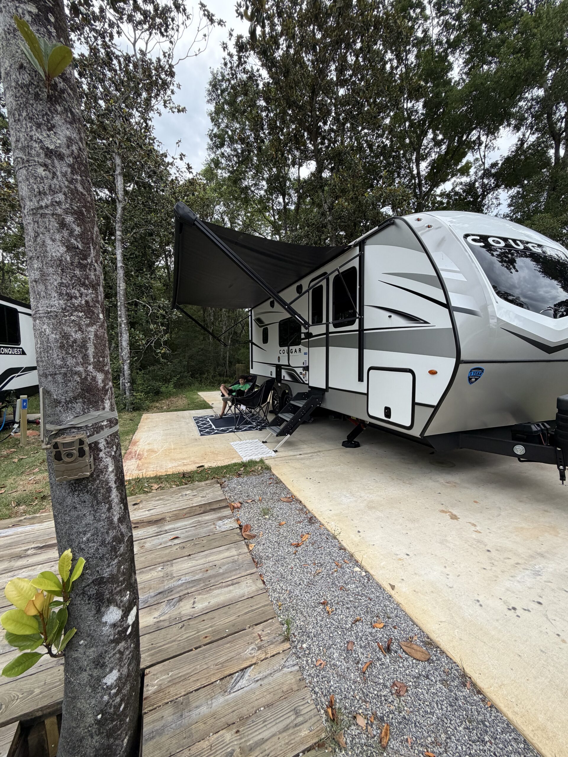 Exterior RV rental site